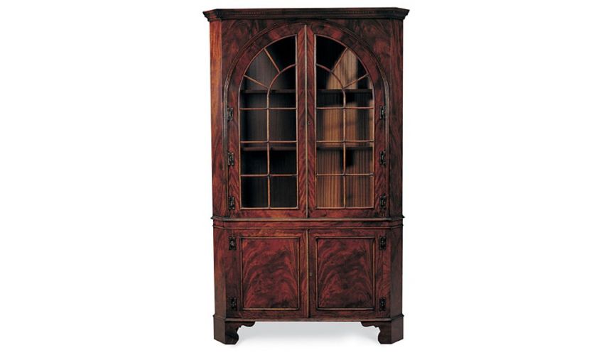 Breakfronts & China Cabinets Library bookcase home office desk chair