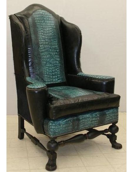 Blue Lagoon predator chair, fine home furnishings
