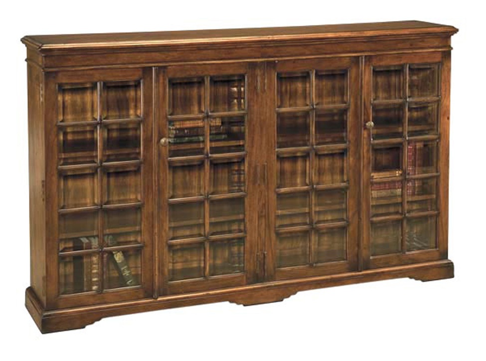 Bookcases Bookcase with Paneled Glass