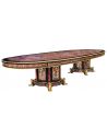 Dining Tables Luxury dining furniture. King Louis Collection Boulle marquetry work.