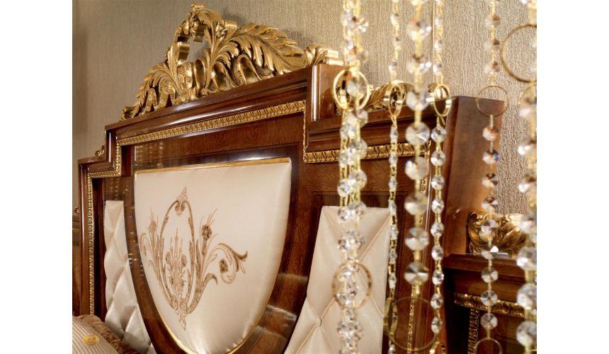 Bed with Finely Padded Headboard and Footboard