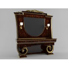 Furniture Masterpieces Complete Dressing Table with Curved Legs