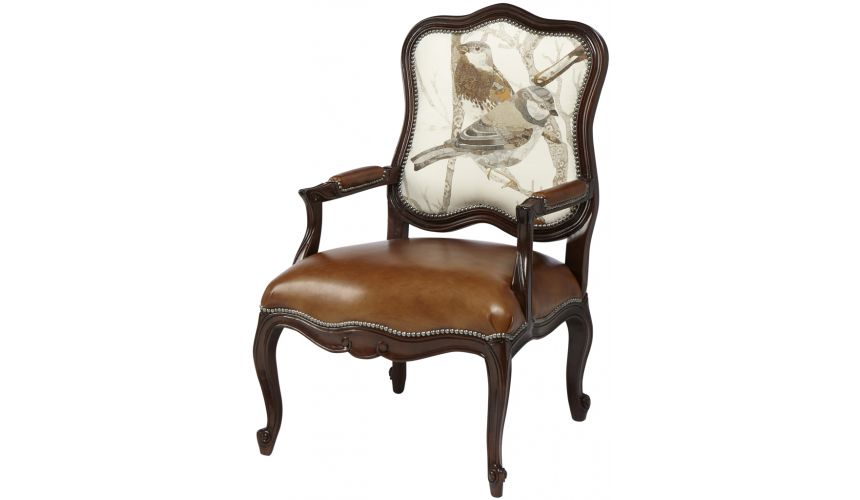 Luxury Leather & Upholstered Furniture Sparrows Natural Club Chair