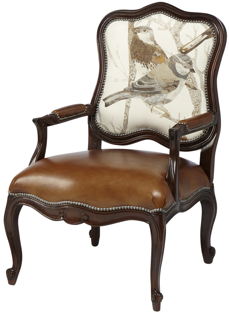 Luxury Leather & Upholstered Furniture Sparrows Natural Club Chair
