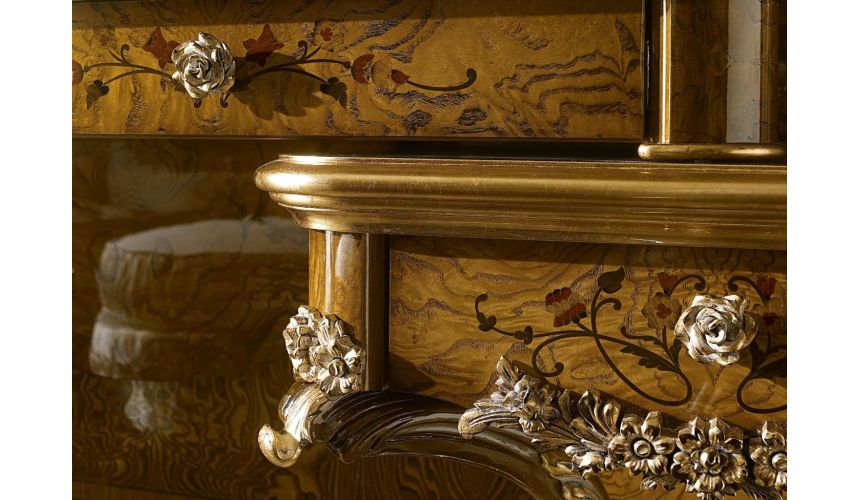 Furniture Masterpieces Oval Mirror and Dressing Table