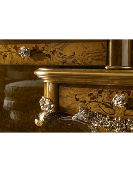 Furniture Masterpieces Oval Mirror and Dressing Table