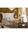 BEDS - Queen, King & California King Sizes White Upholstered Bed with Surround
