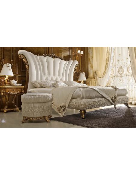 White Bed with Sommier