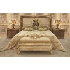 BEDS - Queen, King & California King Sizes Noble Italian Bed with Surround King Sized Headboard