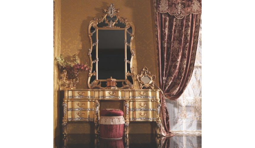 Executive Desks Stylish Italian Vanity Dressing Table with Drawers