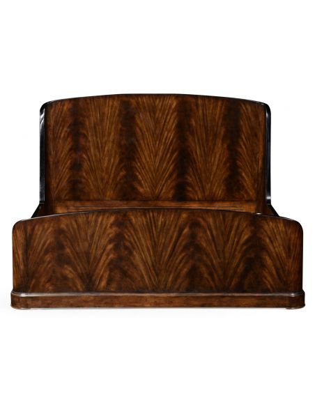 LUXURY BEDROOM FURNITURE Old European Style Wingback Bed