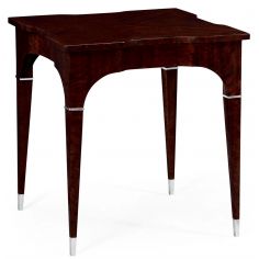 Square Ebonized Lamp Table