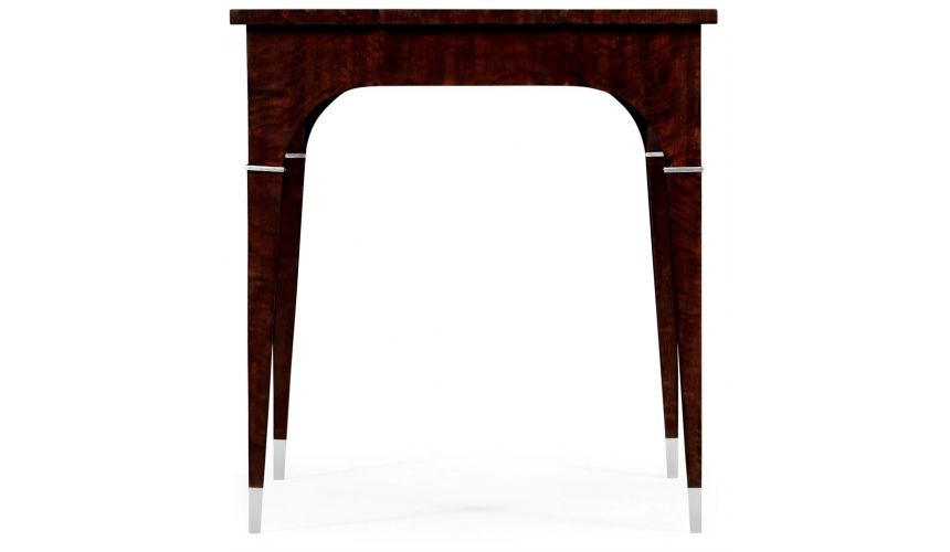 Square Ebonized Lamp Table