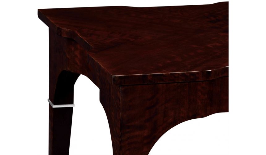 Square Ebonized Lamp Table