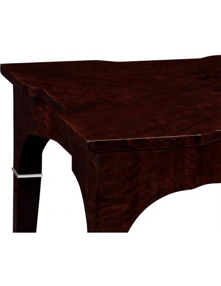 Square Ebonized Lamp Table