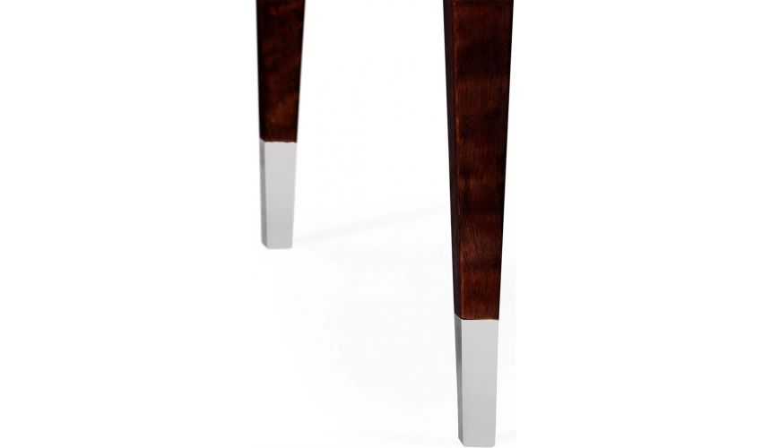 Square Ebonized Lamp Table