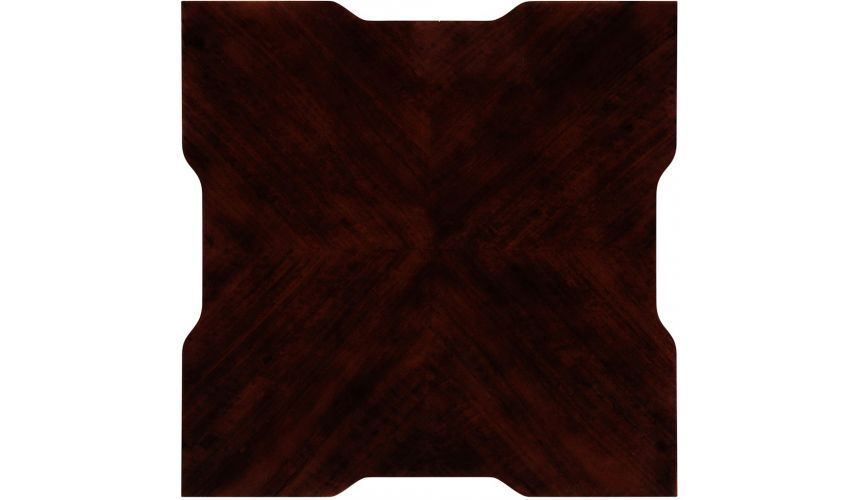 Square Ebonized Lamp Table