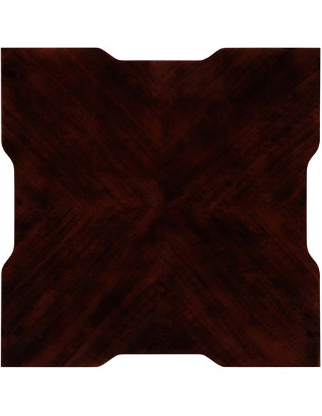 Square Ebonized Lamp Table