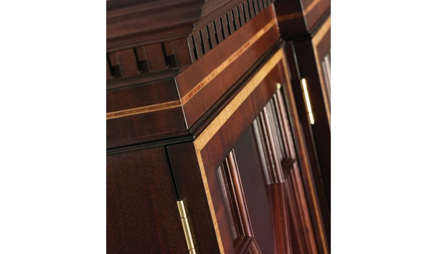 Breakfronts & China Cabinets Breakfront china cabinet. American made furniture and furnishings