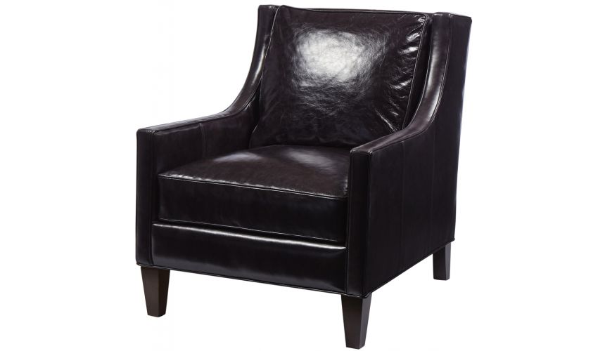Luxury Leather & Upholstered Furniture Monte Cristo Carbon Club Chair