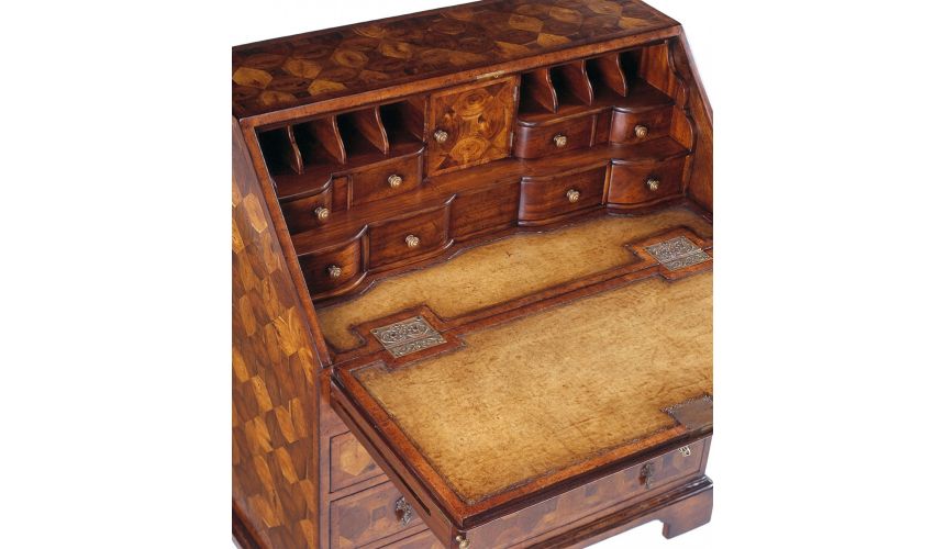 Executive Desks Walnut Bureau Cabinet, Secretary. 522