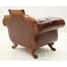 Carved Frame chair. Chesterfield 2