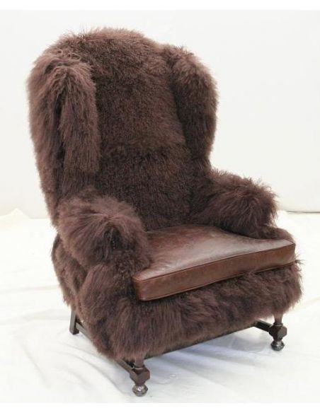 Cave man chair. Unique high style furniture.