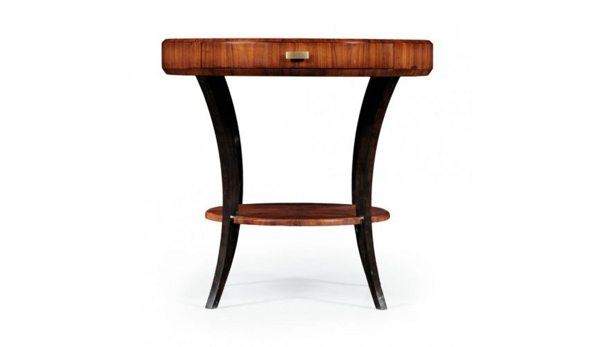 Foyer and Center Tables Luxury Furniture Foyer And Occasional Table In High Lustre