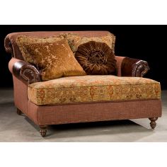 Luxury Leather & Upholstered Furniture Chaise lounge. Grand home furnishings. 524