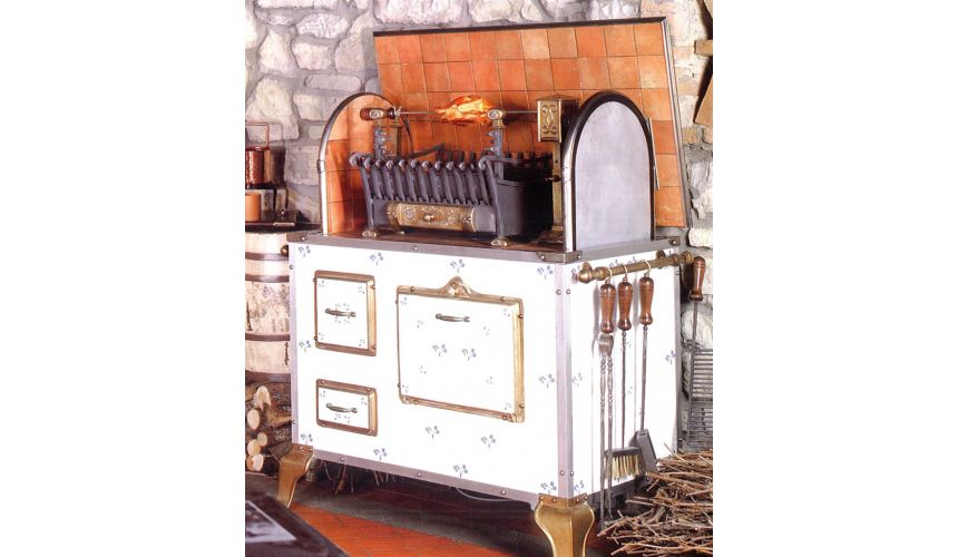 Kitchen Cabinetry WOOD AND CHARCOAL FIRED INDOOR OUTDOOR GRILL