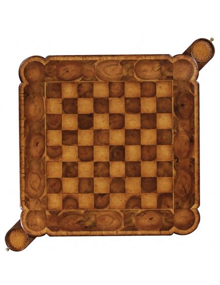 Game Card Tables & Game Chairs Chess game table. Upscale home furnishings