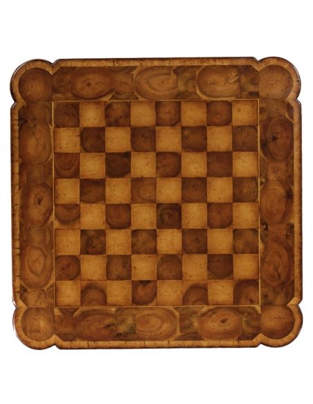 Game Card Tables & Game Chairs Chess game table. Upscale home furnishings
