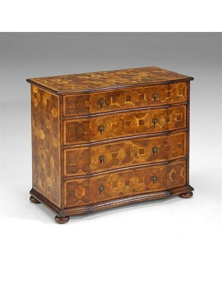 Chest of drawers oyster veneer