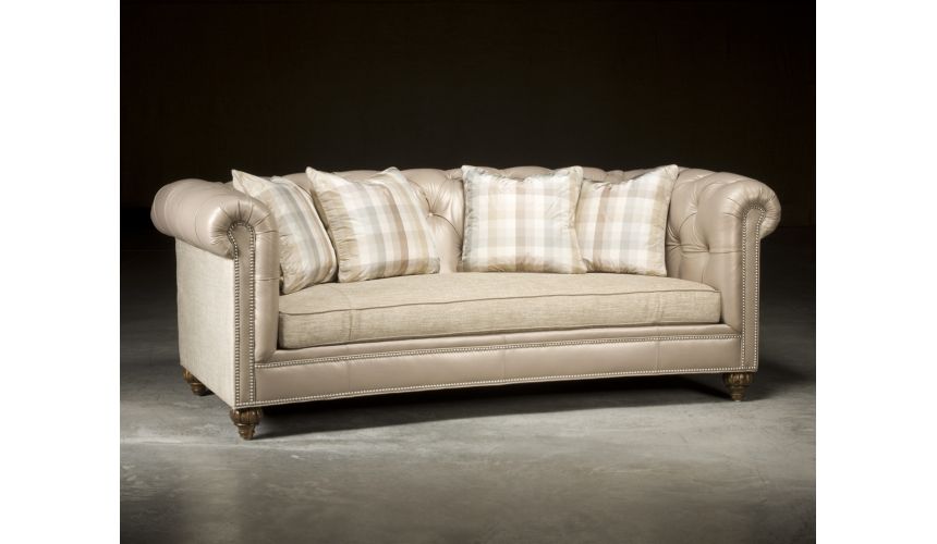 SOFA, COUCH & LOVESEAT Chesterfield tufted sofa, High End Upholstered Furniture