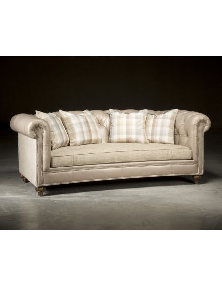 SOFA, COUCH & LOVESEAT Chesterfield tufted sofa, High End Upholstered Furniture
