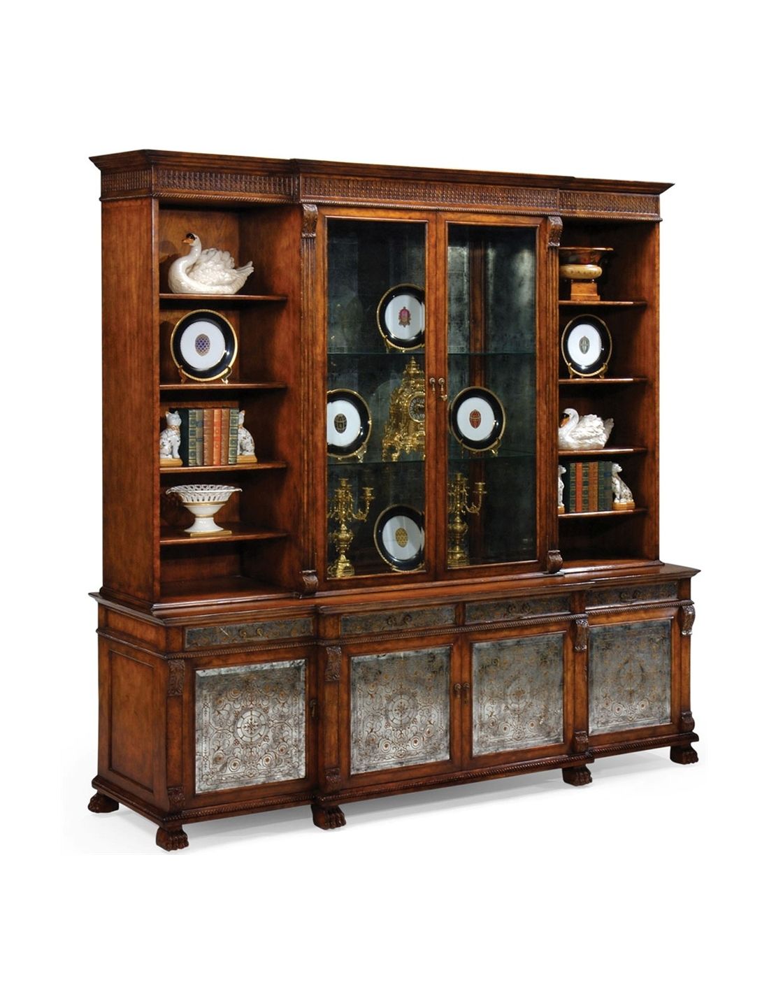 Breakfront China Cabinet High End