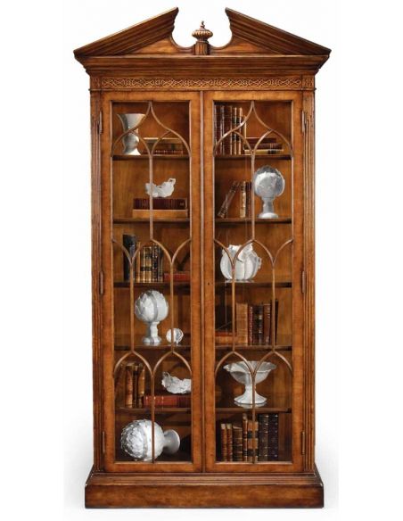 Crossbanded China Display Cabinet. 76