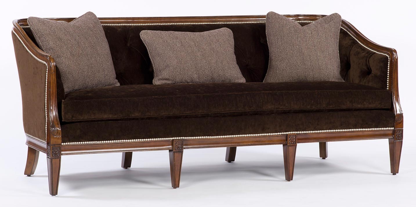 SOFA, COUCH & LOVESEAT Chocolate sofa. Modern style furniture. 97