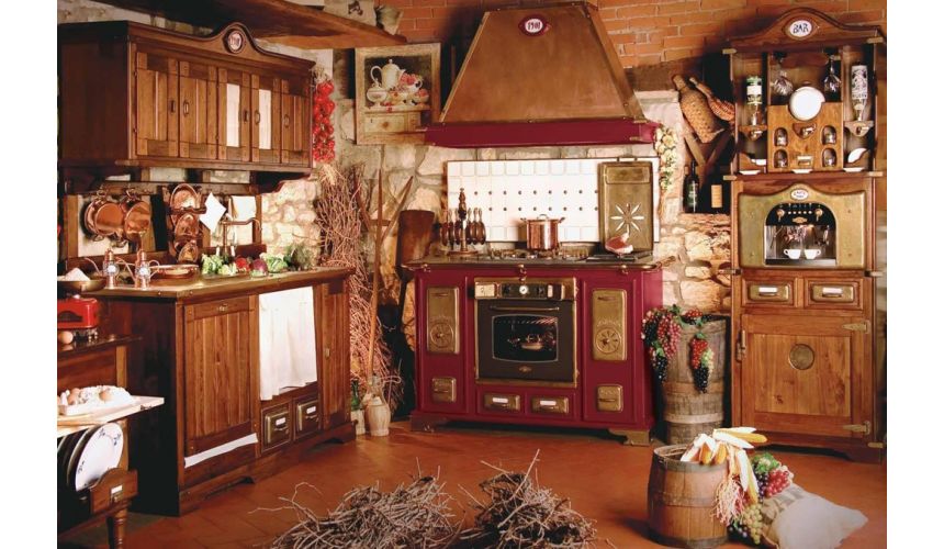 Home Bar Furniture Unique cigar and wine cabinet with a humidor