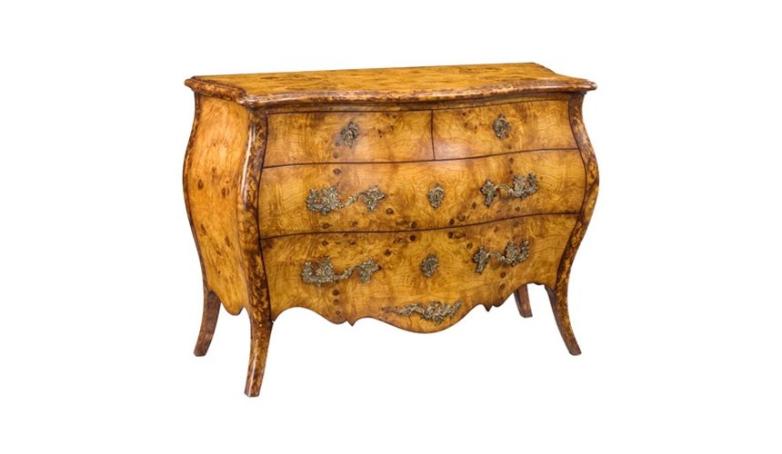 Classic Bombay Dresser, Chest Of Four Drawers