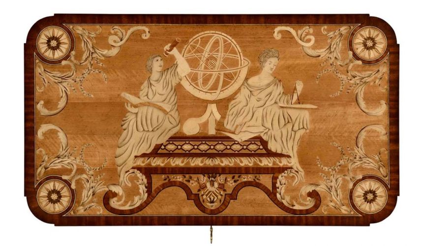 Executive Desks Classic antique reproduction furniture. Secrtaire cabinet