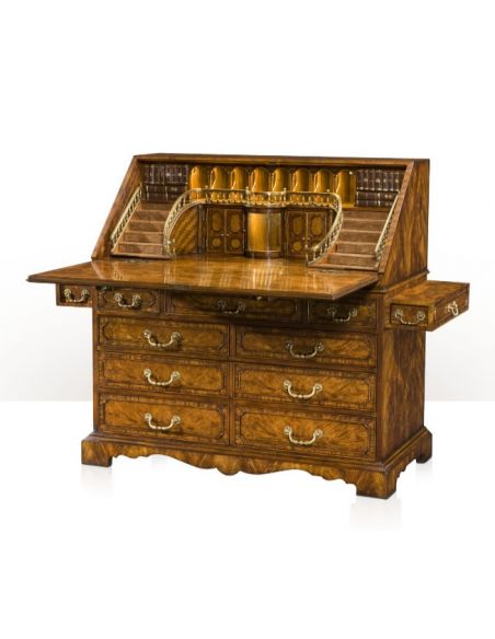 Executive Desks Luxury Classic antique reproduction furniture. Secrtaire cabinet