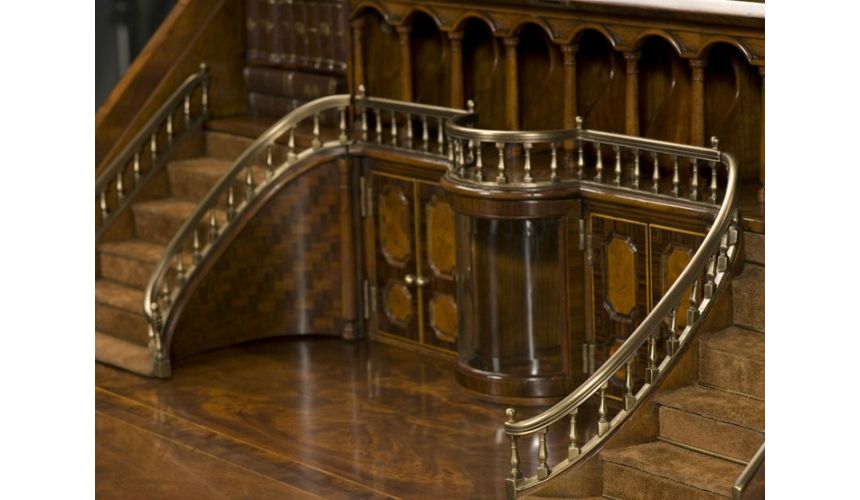 Executive Desks Luxury Classic antique reproduction furniture. Secrtaire cabinet