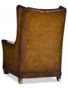 Luxury Leather & Upholstered Furniture Club armchair with gator embossed leather 64659