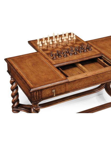 Chess and backgammon table