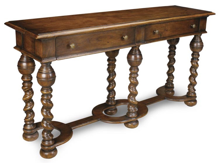 Console & Sofa Tables Console Table with Spiral Legs