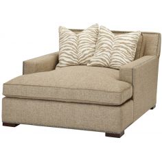 Luxury Leather & Upholstered Furniture Extended Arm Chair