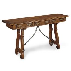 Console & Sofa Tables Console Table with Wrought Iron