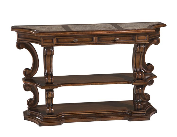 Console & Sofa Tables Console w Marble Top
