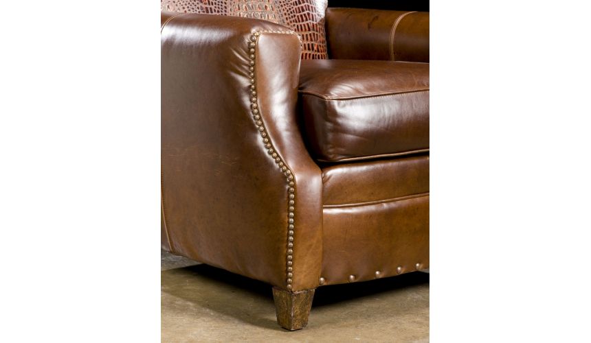 Luxury Leather & Upholstered Furniture Cool leather accent chair. 47